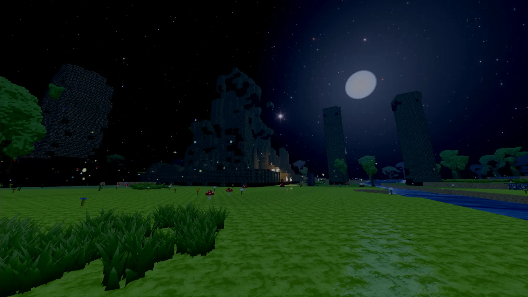 Biome transition and lighting mood