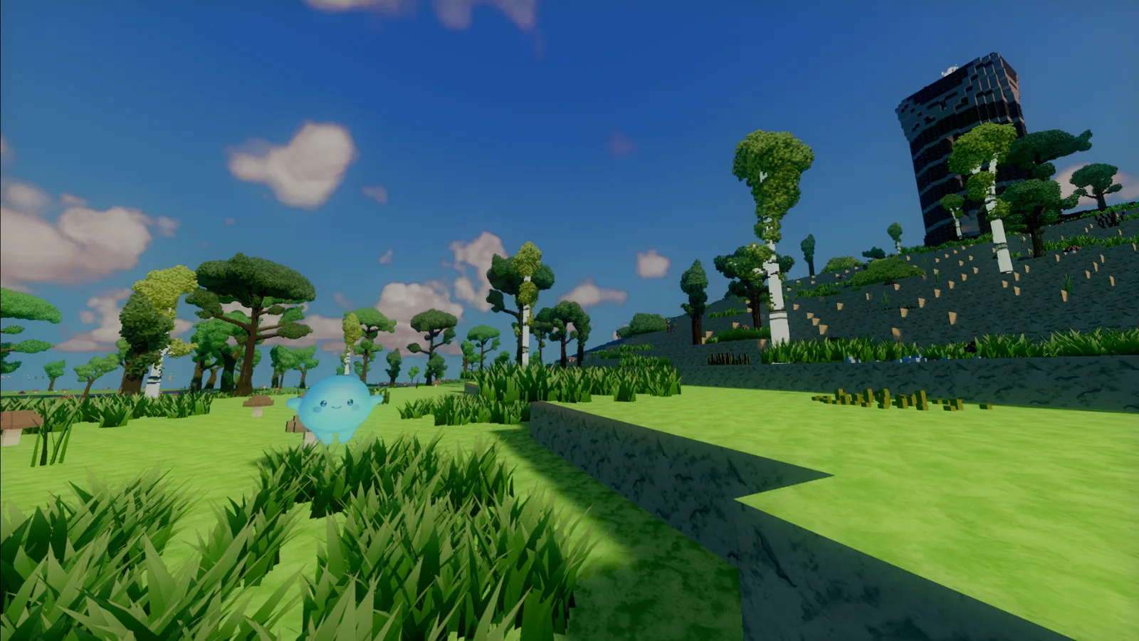 Biome-aware water styling pass