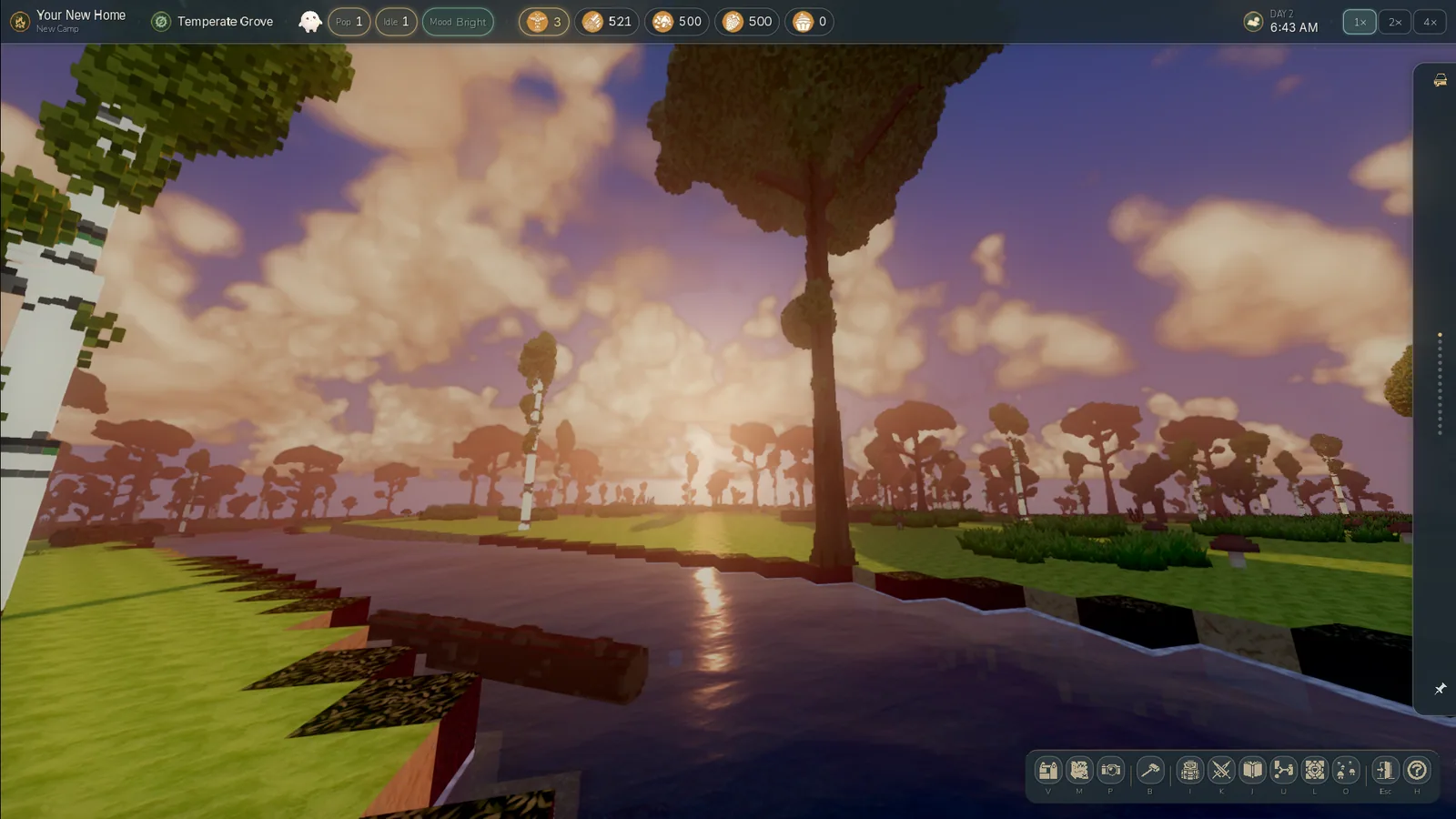 River depth and bank material pass