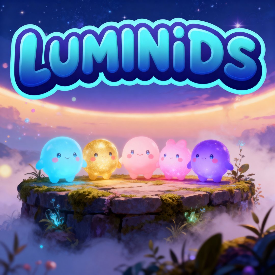 Luminids Title Screen