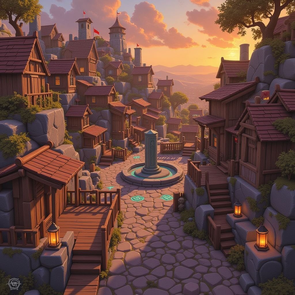 Primal Village (Perspective)